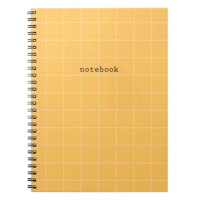 Minimalist orange notebook (Front)