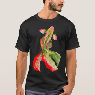 Minimalist Orange Saltwater Clownfish Pattern T-Shirt