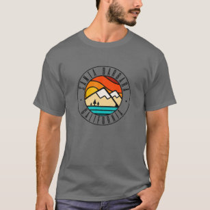 Minimalist Outdoors Santa Barbara California CA T-Shirt