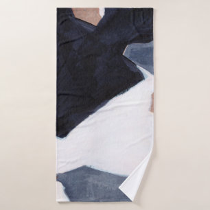 Minimalist painting. Modern piece of art. Beautifu Bath Towel