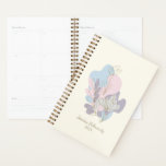 Minimalist Pastel Abstract Floral Art Personalised Planner<br><div class="desc">Organise your days with this chic undated planner featuring abstract shapes and floral line art in soft pastel colours. The blend of modern shapes and delicate florals creates a serene and artistic vibe, perfect for those who appreciate minimalist design. Personalise it with your name to make it truly one-of-a-kind. The...</div>