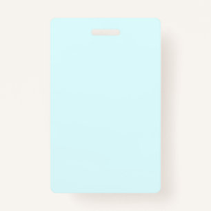 Minimalist Pastel Blue ID Badge