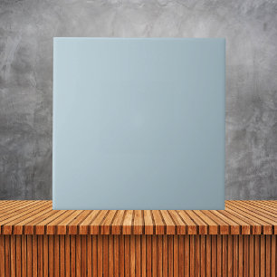 Minimalist Pastel Blue Plain Solid Color Tile