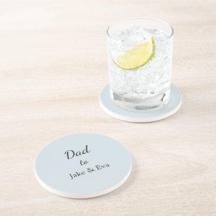 Minimalist Pastel Coaster Father's Day Gift