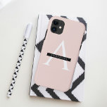 Minimalist Pastel Pink Personalised Name iPhone 11 Case<br><div class="desc">Minimalist Pastel Pink Personalised Name</div>