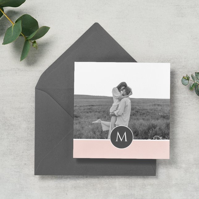 Minimalist Pastel Pink Personalised Name & Photo (Creator Uploaded)