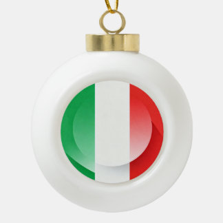 Minimalist Patriotic Ceramic Christmas Bauble Ceramic Ball Christmas Ornament