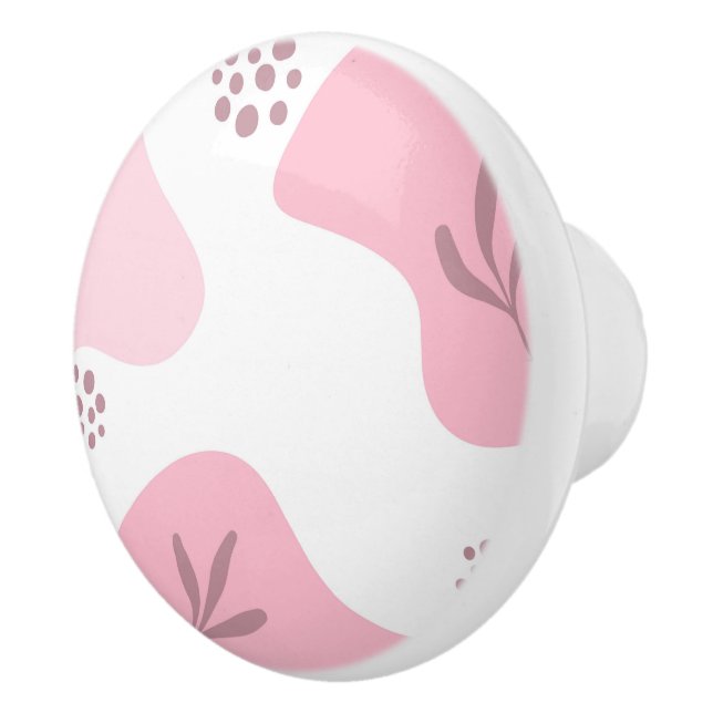 Minimalist Pattern  Ceramic Knob (Right)