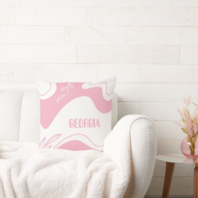 Minimalist Pattern Personalised Throw Pillow (Couch)