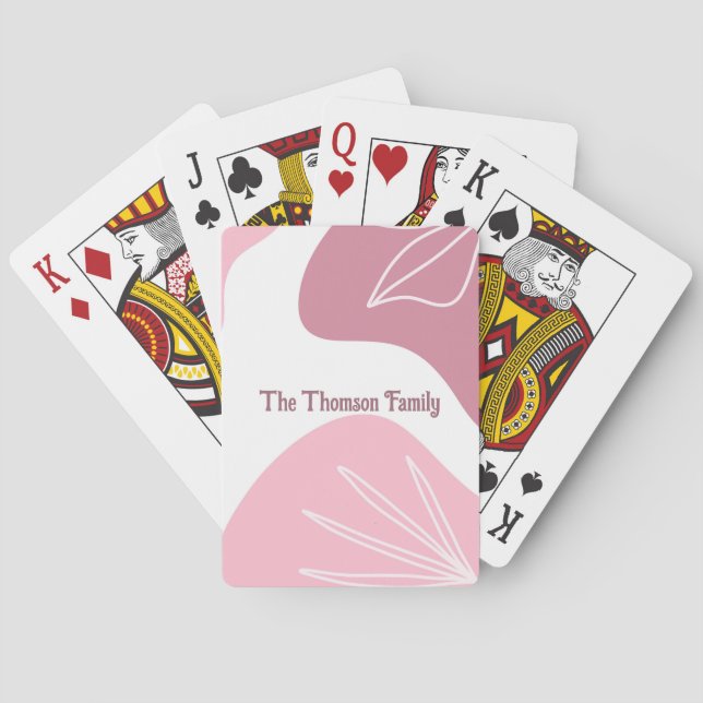 Minimalist Pattern Playing Cards (Back)