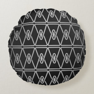 minimalist pattern round cushion