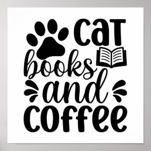 Minimalist Paw Print & Book Graphic Quote