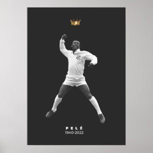 Minimalist Pelé - 1940-2022  Poster