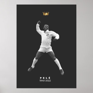 Minimalist Pelé - 1940-2022  Poster