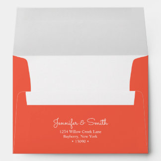 Minimalist Persimmon A7 Envelope