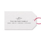 Minimalist Personalised A Gift From Family Name