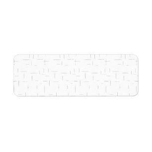 Minimalist Personalised Address Labels