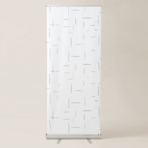 Minimalist Personalised File Folder Set Retractable Banner