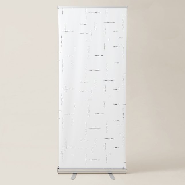 Minimalist Personalised File Folder Set Retractable Banner (Front)