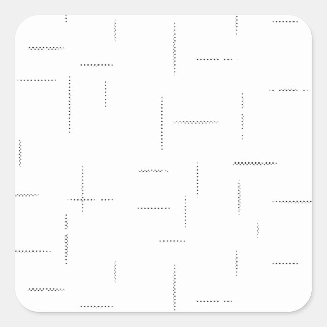 Minimalist Personalised File Folder Set Square Sticker (Front)