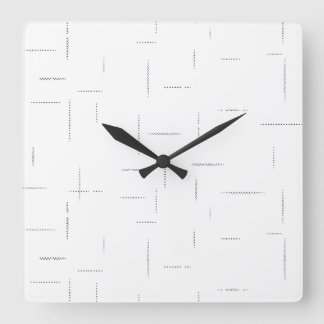 Minimalist Personalised File Folder Set Square Wall Clock