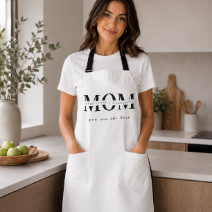 Minimalist Personalised Mum Name Apron