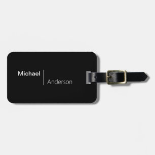 Minimalist Personalised Name Luggage Tag