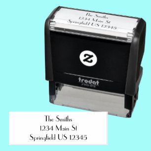 Minimalist Personalised Return Address Self-inking Stamp