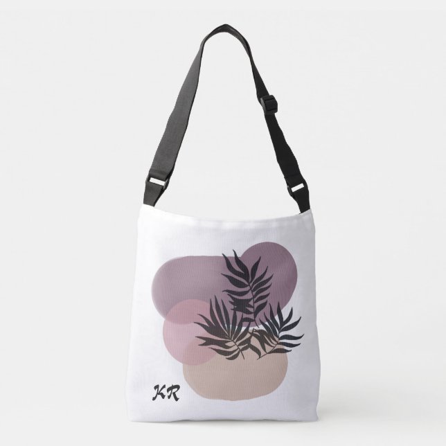 Minimalist Personalised Springtime Crossbody Bag  (Front)