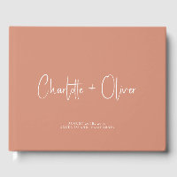 Minimalist Personalised Terracotta Wedding