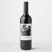Minimalist Personalised Wedding Photo Favour 