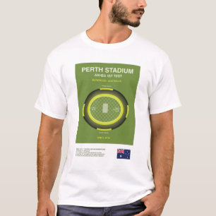 Minimalist Perth Cricket Ground Line Print Tee