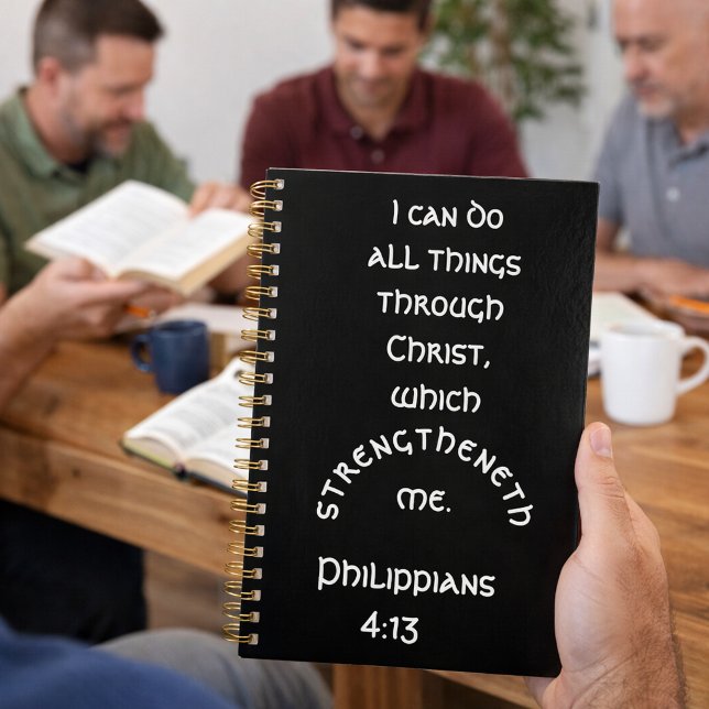 Minimalist Philippians 4:13 Bible Verse  Planner (Creator Uploaded)