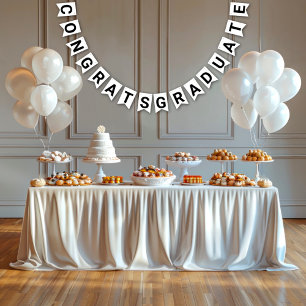 Minimalist Photo 8th Grade Graduation Bunting