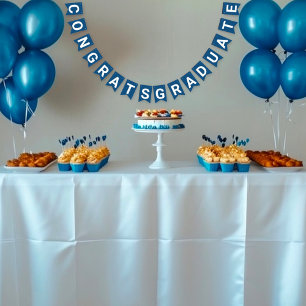 Minimalist Photo 8th Grade Graduation Bunting