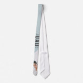 Minimalist Photo Best Dad Ever Father's Day Tie (Back)
