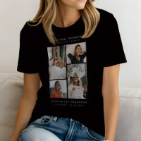 Minimalist Photo Collage In Loving Memory