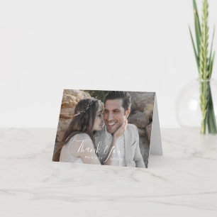 Minimalist Photo Thank You Card