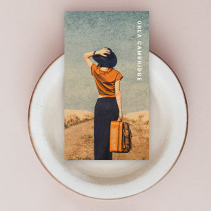 Minimalist Photography Full Photo Simple Business Card