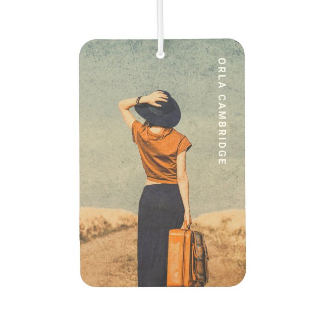 Minimalist Photography Full Photo Simple Car Air Freshener (Front)