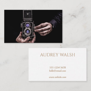 Minimalist Photography Photo Simple  Business Card