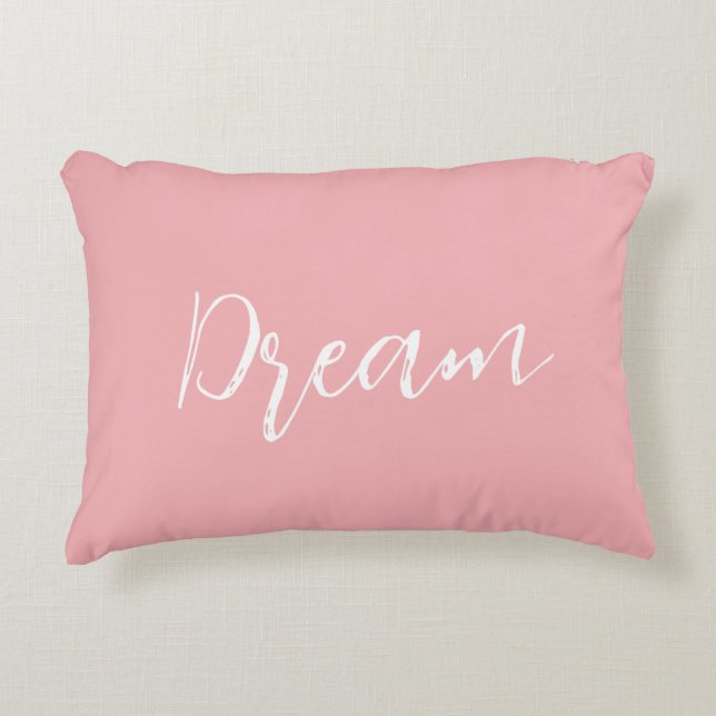 Minimalist Pink Dream Decorative Cushion (Front)