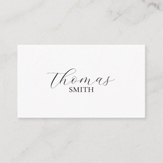 Minimalist Place Card (Front)
