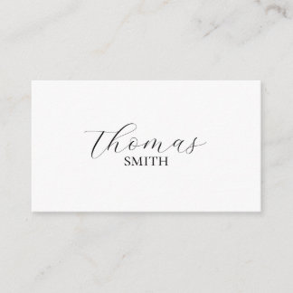 Minimalist Place Card