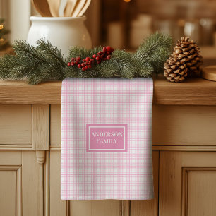 Minimalist Plaid Towel Personalised Aesthetic Art