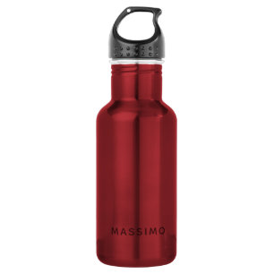 Minimalist Plain Modern Add Own Name 532 Ml Water Bottle