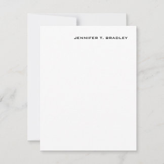 Minimalist Plain Modern RSVP Card