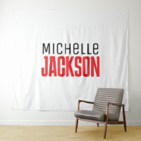 Minimalist Plain Modern Your Name Message