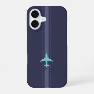 Minimalist plane iPhone 16 case