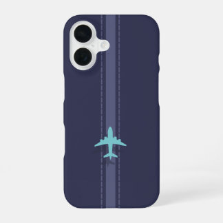 Minimalist plane iPhone 16 case